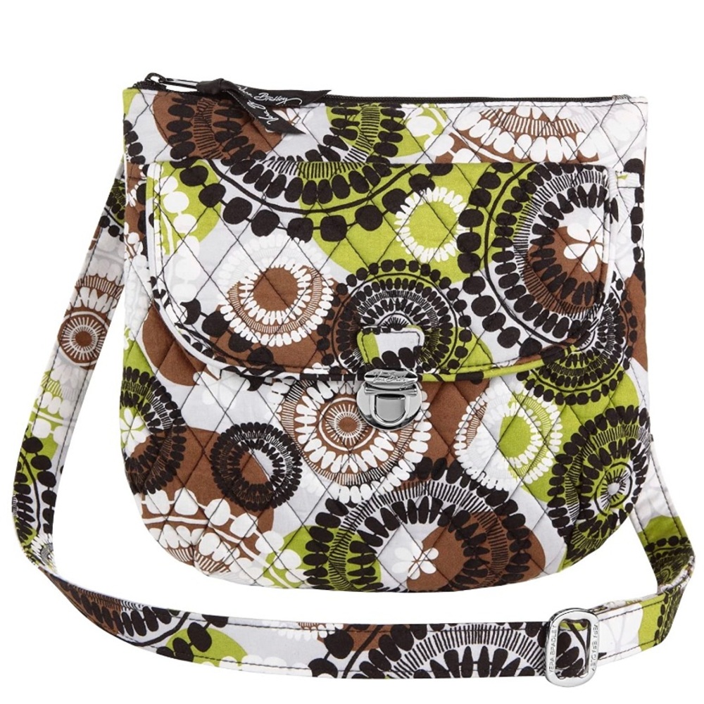 Vera Bradley Saddle Hipster in Cocoa Moss.